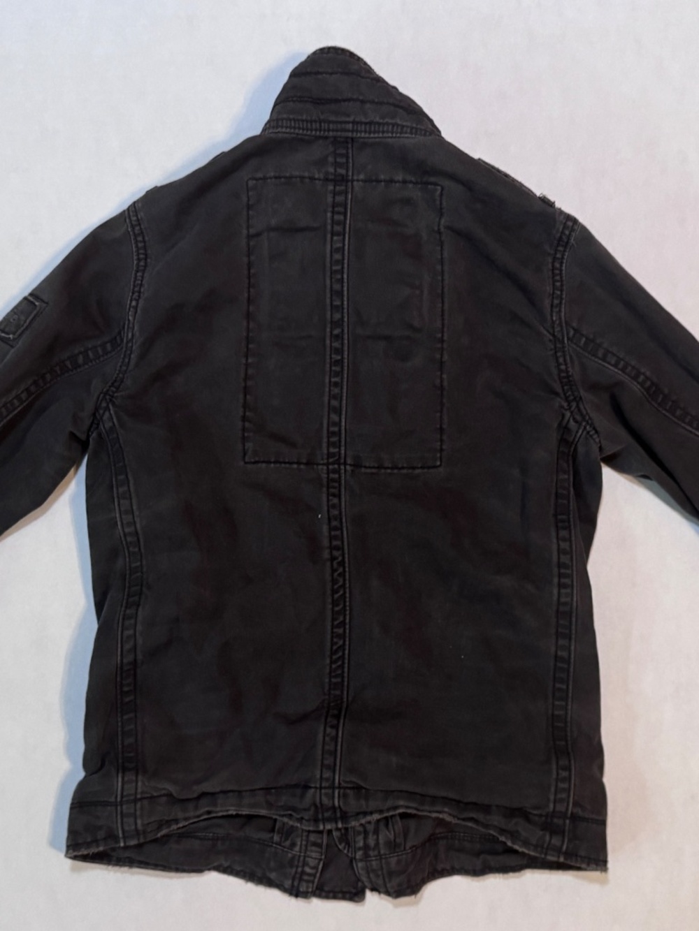 Abercrombie And Fitch Women's Medium Utility Military Jacket Brown Many Pockets - Picture 6 of 11